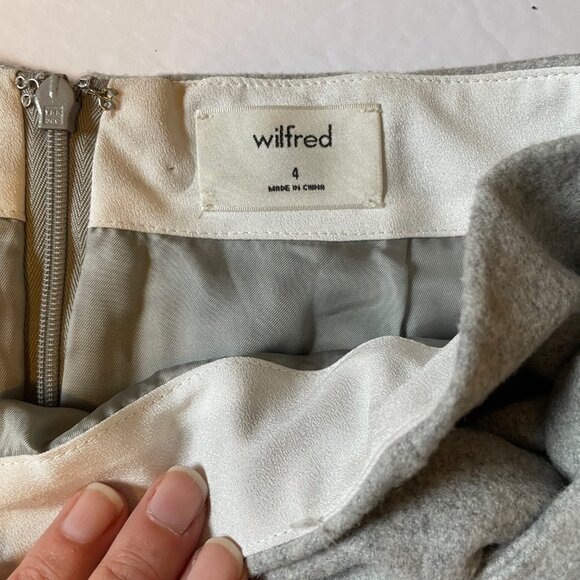 Wilfrid (Aritizia) Wool & Cashmere Wrap Skirt - Picture 3 of 4